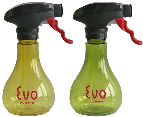 Evo Glass Non-Aerosol Trigger Oil Sprayer Bottle for Oils (6oz, Blue)