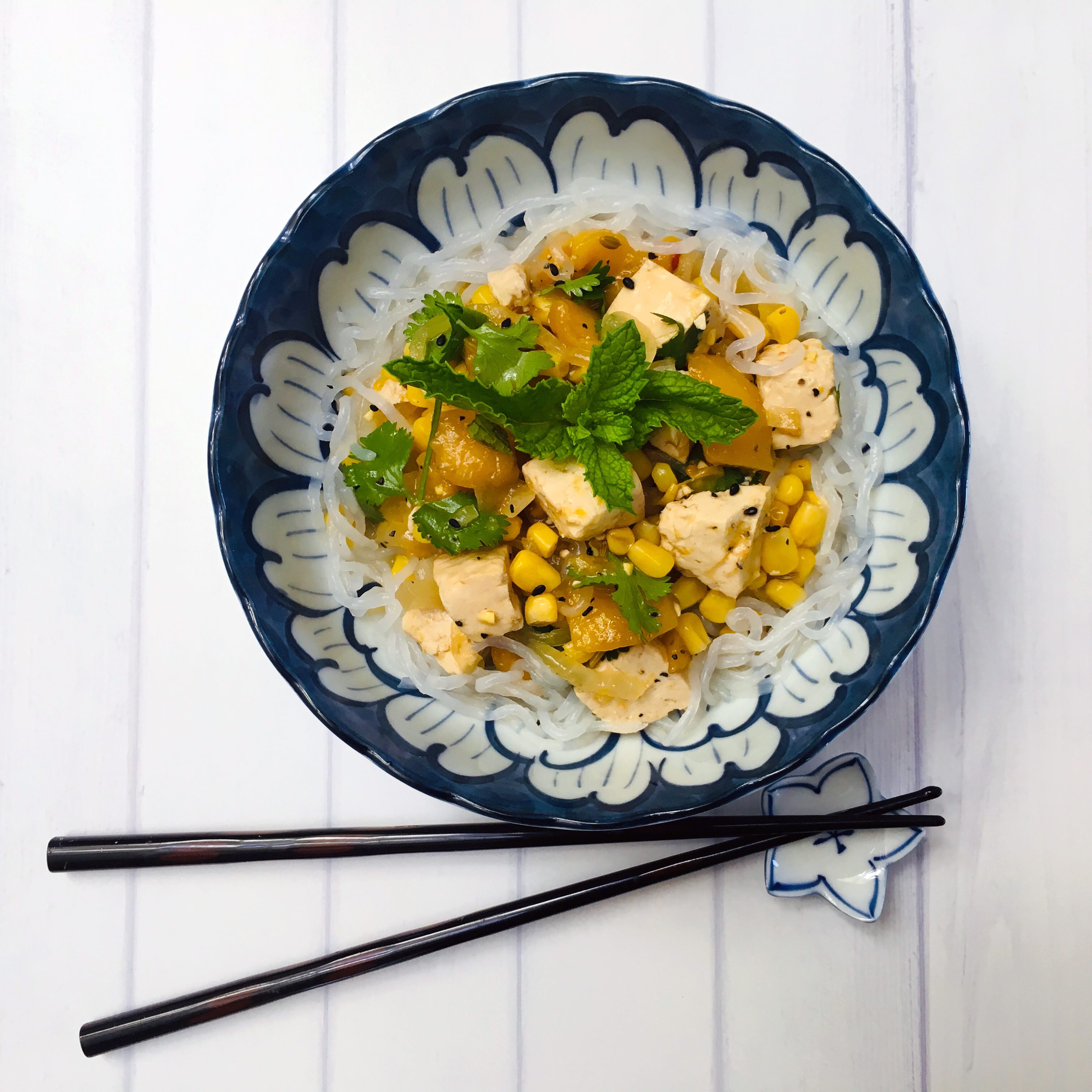 Tofu Mango Salad | Karen For Your Health