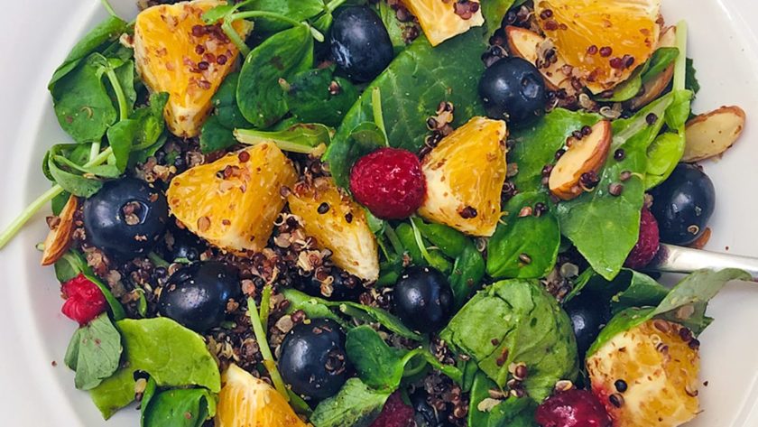 Blueberry Breakfast Salad | Karen For Your Health