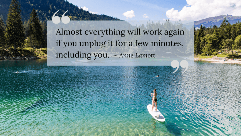 Self-Care Quote by Anne Lamott Quote