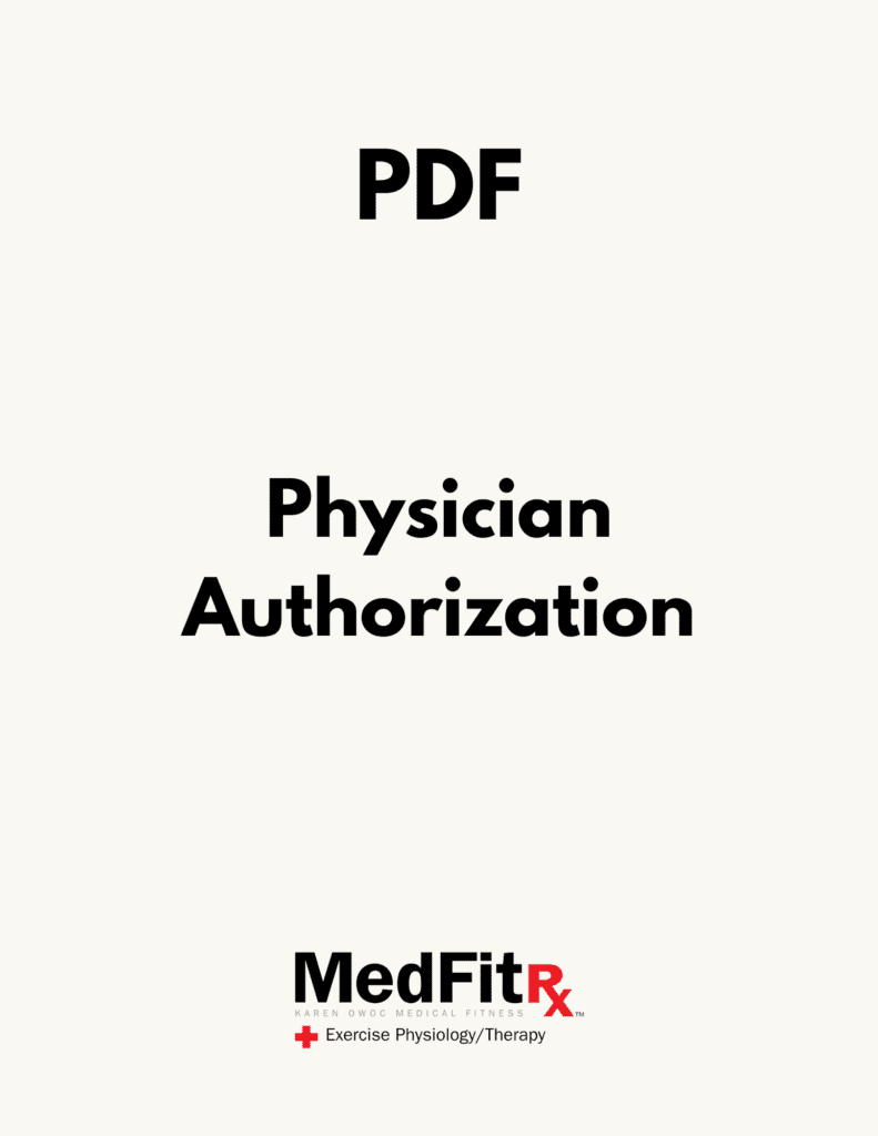 Physician Authorization Form to Participate in Balance Training / Letter of Medical Necessity | Karen Owoc Medical Fitness