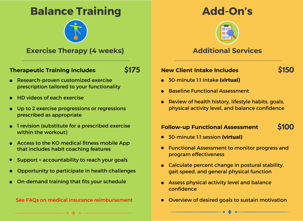 Balance Training for Life and Sports - Therapeutic Exercise and Pricing