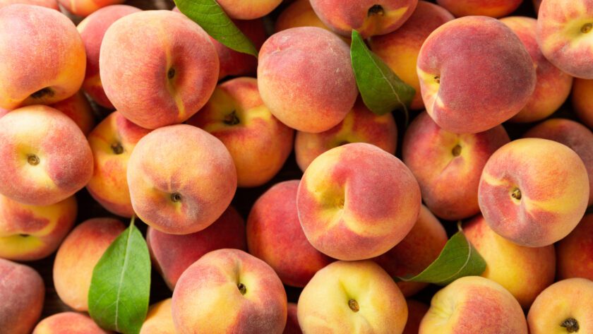 Fresh peaches