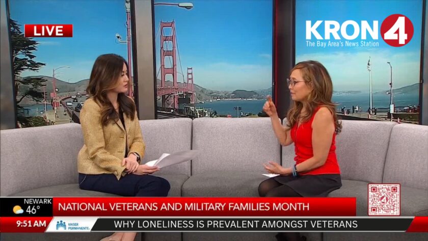 Karen Owoc on KRON 4 | Veterans and Loneliness