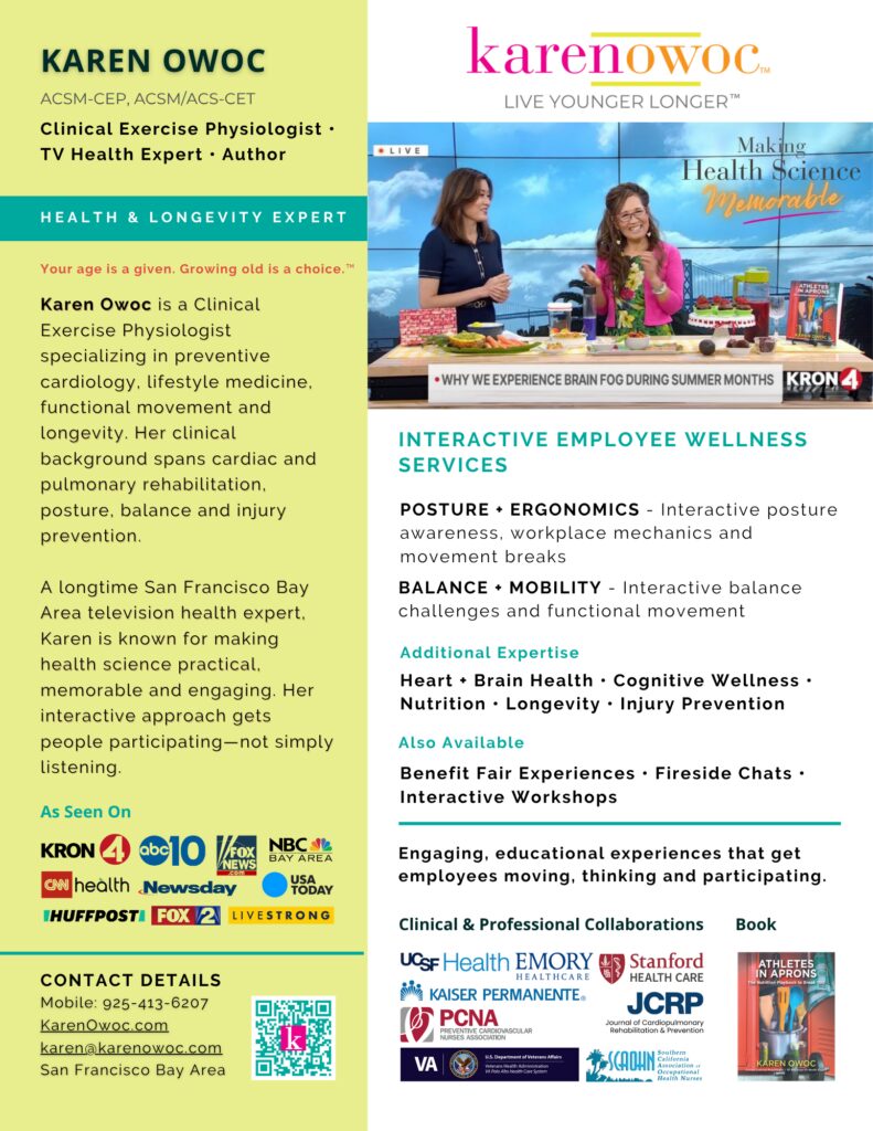 Karen Owoc | Employee Wellness One-Sheet
